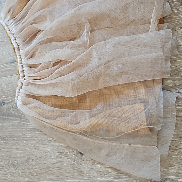 Zara Other - Girls mustard and tulle skirt